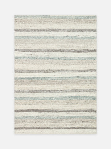 Paglia Serisi %100 Naturel Yeni Zelanda Yünü Sumak Düğümü El Dokuma Salon Oturma Odası Halı GBLUE - Carpetdocia - kusbakisi