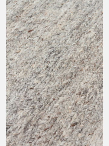 Paglia Serisi %100 Naturel Yeni Zelanda Yünü Sumak Düğümü El Dokuma Salon Oturma Odası Halı GREY - Carpetdocia