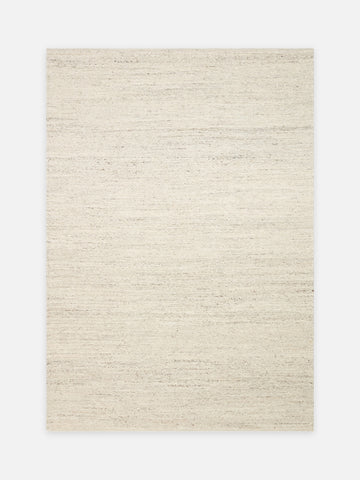 Paglia Serisi %100 Naturel Yeni Zelanda Yünü Sumak Düğümü El Dokuma Salon Oturma Odası Halı IVORY - Carpetdocia - kusbakisi