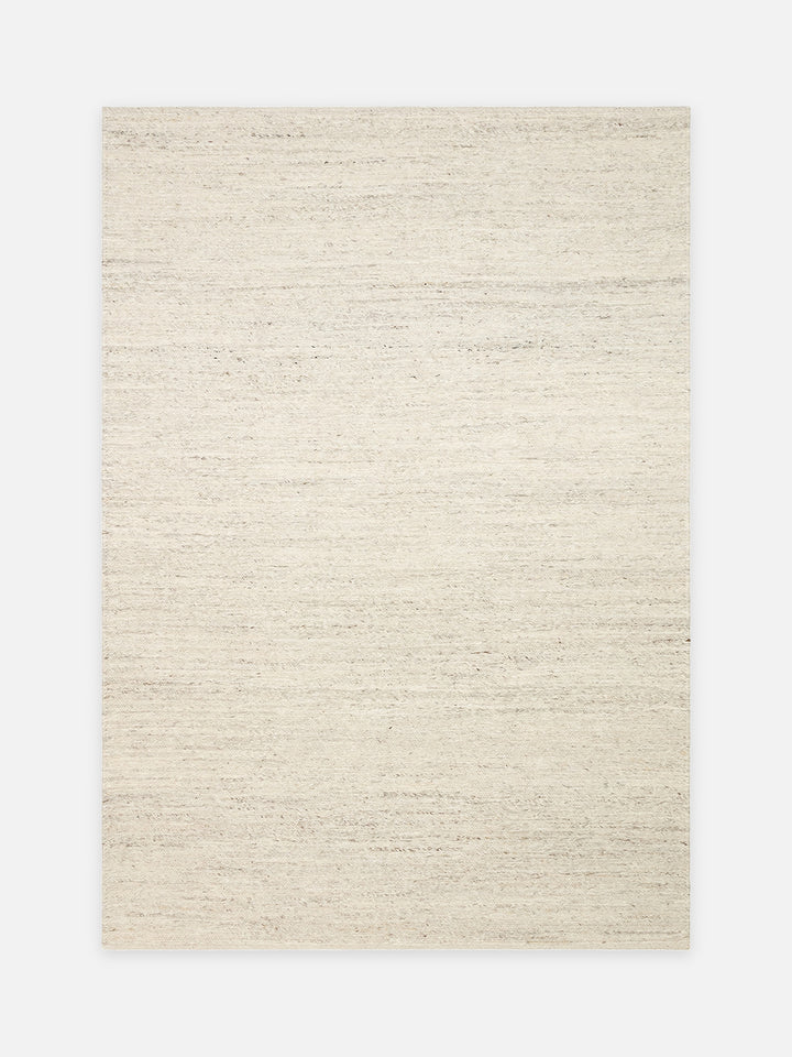 Paglia Serisi %100 Naturel Yeni Zelanda Yünü Sumak Düğümü El Dokuma Salon Oturma Odası Halı IVORY - Carpetdocia - kusbakisi