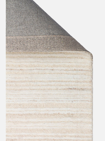 Palermo 系列羊毛与 TENCEL™ 混纺手工编织地毯 奶油色