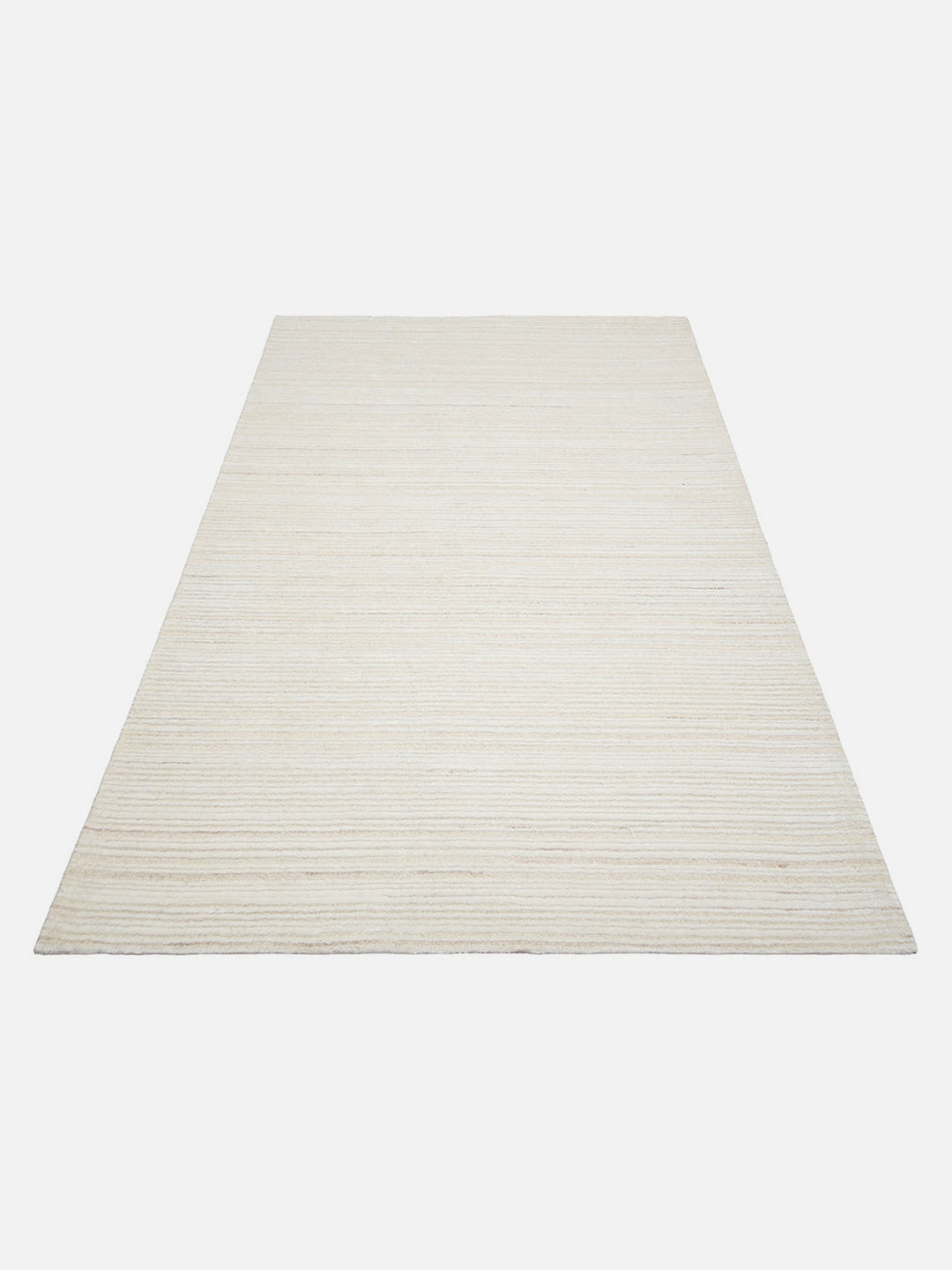 Palermo 系列羊毛与 TENCEL™ 混纺手工编织地毯 奶油色