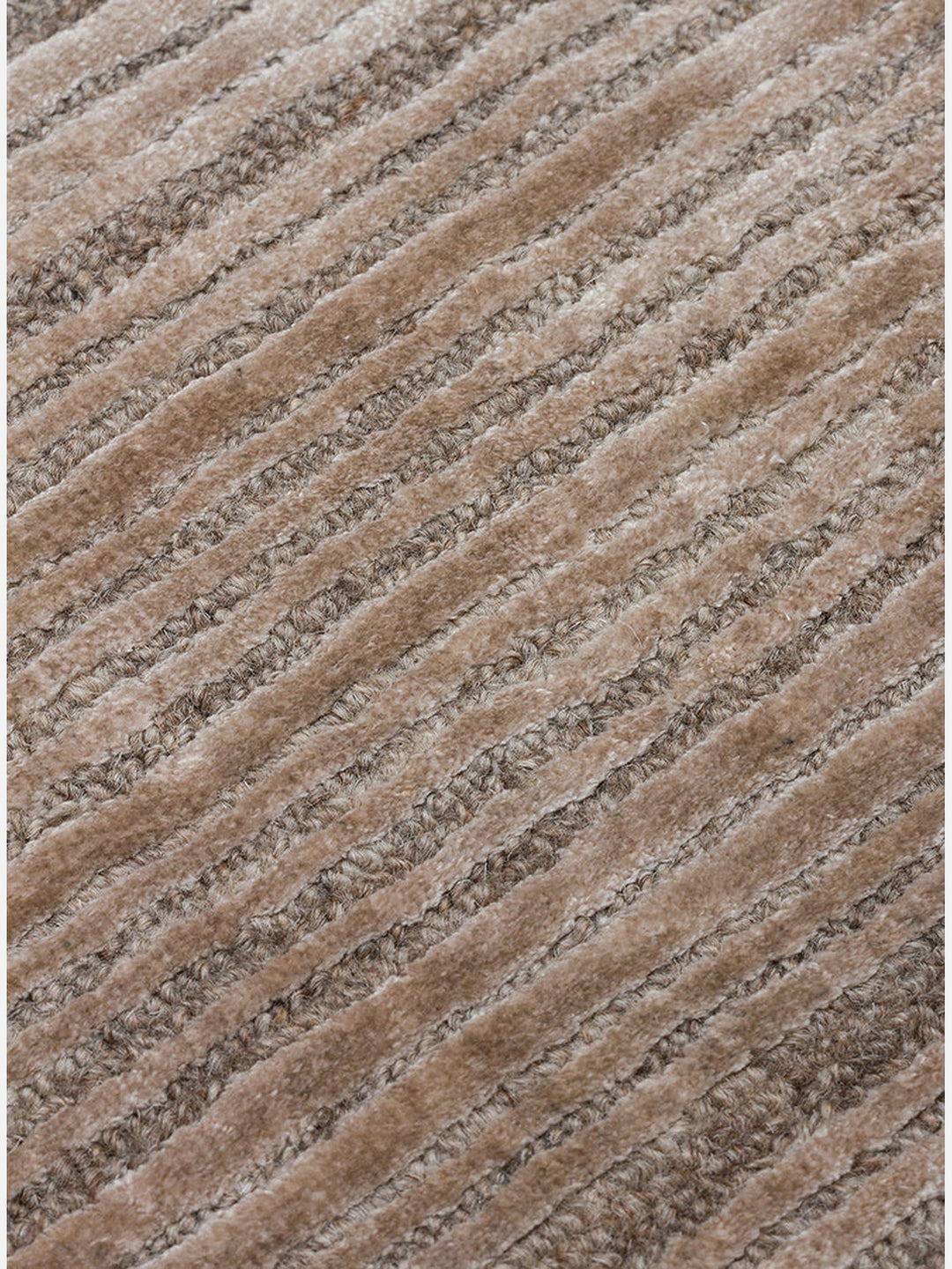 Palermo Series Wool and TENCEL™ Blend Handwoven Rug GREY