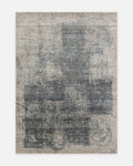 Palette Series 100% Natural Wool, Viscose and Cotton Handwoven Scandinavian Living Room Rug COALD