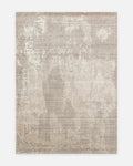 Palette Series 100% Natural Wool, Viscose and Cotton Handwoven Living Room Rug GREY