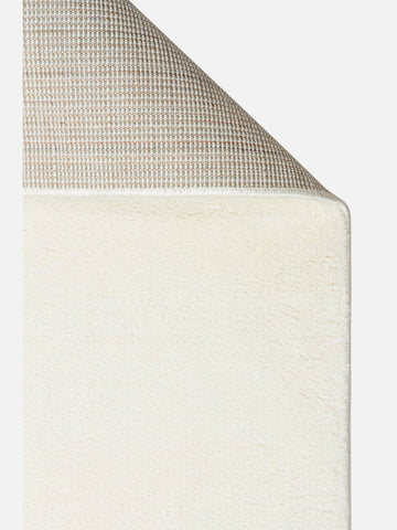 Peace Art Hav Toz Vermez Yumuşak Tuşeli Zarif Shaggy Halı 01 WHITE - Carpetdocia