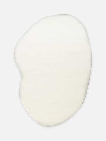 Peace Art Hav Toz Vermez Yumuşak Tuşeli Zarif Shaggy Halı 02 WHITE - Carpetdocia - kusbakisi