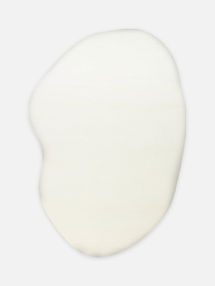 Peace Art Hav Toz Vermez Yumuşak Tuşeli Zarif Shaggy Halı 02 WHITE - Carpetdocia - kusbakisi