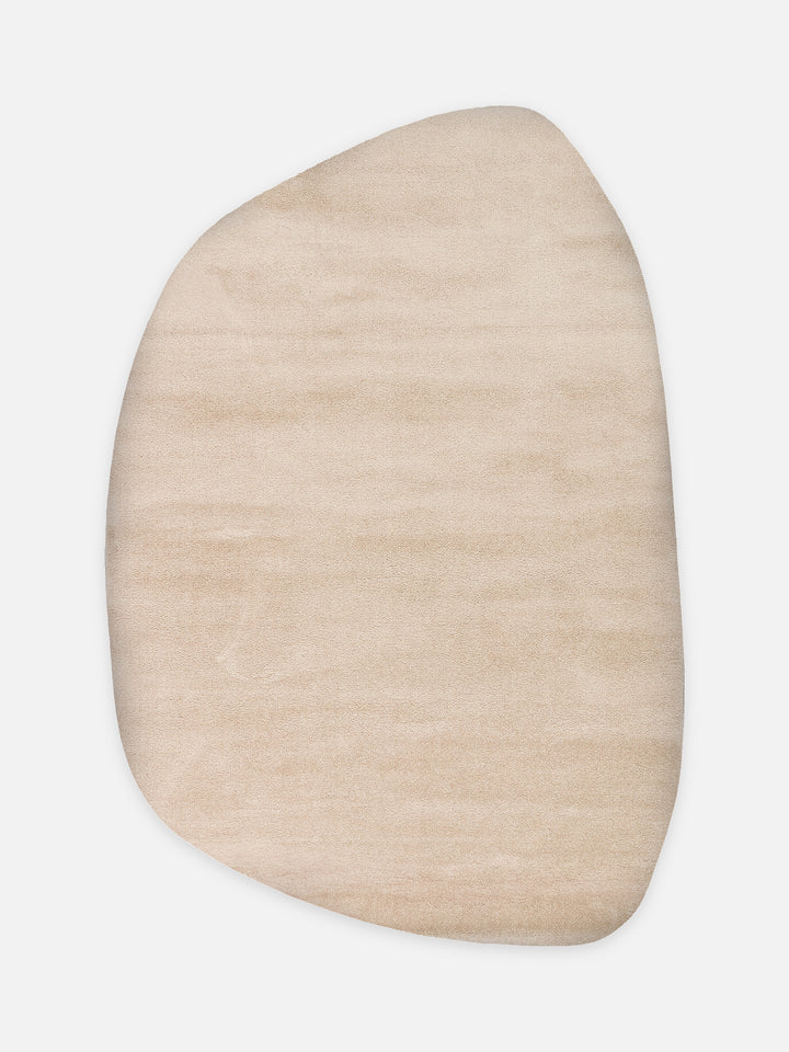 Peace Art Hav Toz Vermez Yumuşak Tuşeli Zarif Shaggy Halı 03 BEIGE - Carpetdocia - kusbakisi