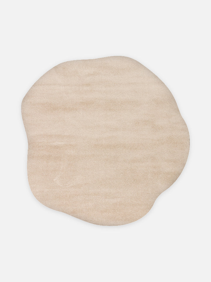 Peace Art Hav Toz Vermez Yumuşak Tuşeli Zarif Shaggy Halı 04 BEIGE - Carpetdocia - kusbakisi