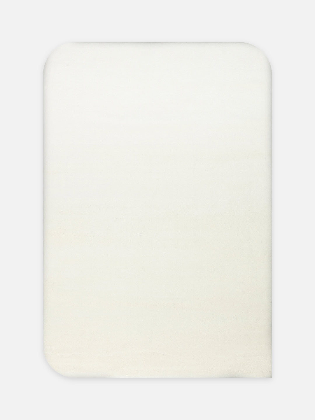 Peace Art Hav Toz Vermez Yumuşak Tuşeli Zarif Shaggy Halı 05 WHITE - Carpetdocia - kusbakisi