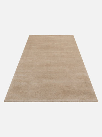 Peace Hav Toz Vermez Yumuşak Tuşeli Zarif Shaggy Halı 01 BEIGE - Carpetdocia