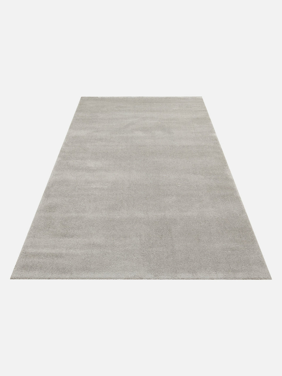 Peace Hav Toz Vermez Yumuşak Tuşeli Zarif Shaggy Halı 01 GREY - Carpetdocia