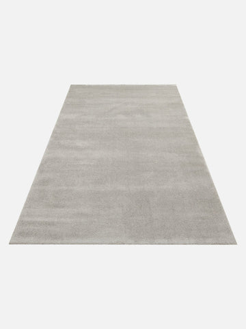 Peace Hav Toz Vermez Yumuşak Tuşeli Zarif Shaggy Halı 01 GREY - Carpetdocia
