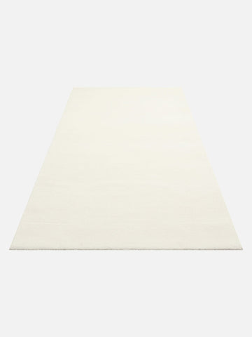 Peace Hav Toz Vermez Yumuşak Tuşeli Zarif Shaggy Halı 01 WHITE - Carpetdocia