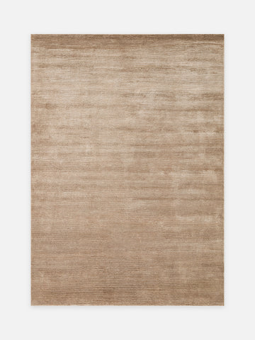 Portofino Serisi %100 Naturel Viskon Yün Pamuk El Dokuma Modern Salon Oturma Odası Halı BROWN - Carpetdocia - kusbakisi