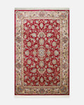 Topkapı Series High-Quality Densely Woven Classic Patterned Special Shimmering Living Room Rug 01 RED
