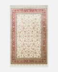 Topkapı Series High-Quality Densely Woven Classic Patterned Special Shimmering Living Room Rug 03 CREAM RED