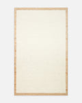 Urumchi 100% Natural Wool and Jute Blend Handwoven Rug for Living Room, Lounge, Hallway, and Kitchen 01KREMNATURAL