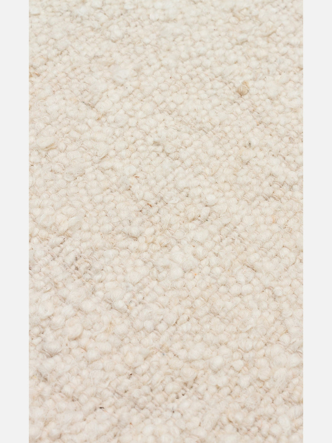 Urumchi %100 Naturel Yün Jüt Karışımı Oturma Odası Salon Koridor Mutfak El Dokuma Halı 01KREMNATURAL - Carpetdocia