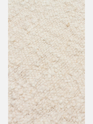 Urumchi %100 Naturel Yün Jüt Karışımı Oturma Odası Salon Koridor Mutfak El Dokuma Halı 01KREMNATURAL - Carpetdocia