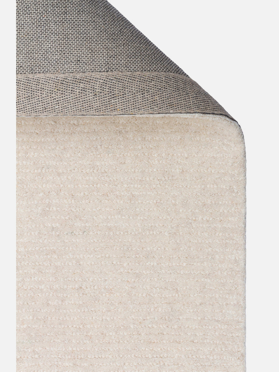 Vienna Series Wool and Cotton Blend Handwoven Rug IVORY