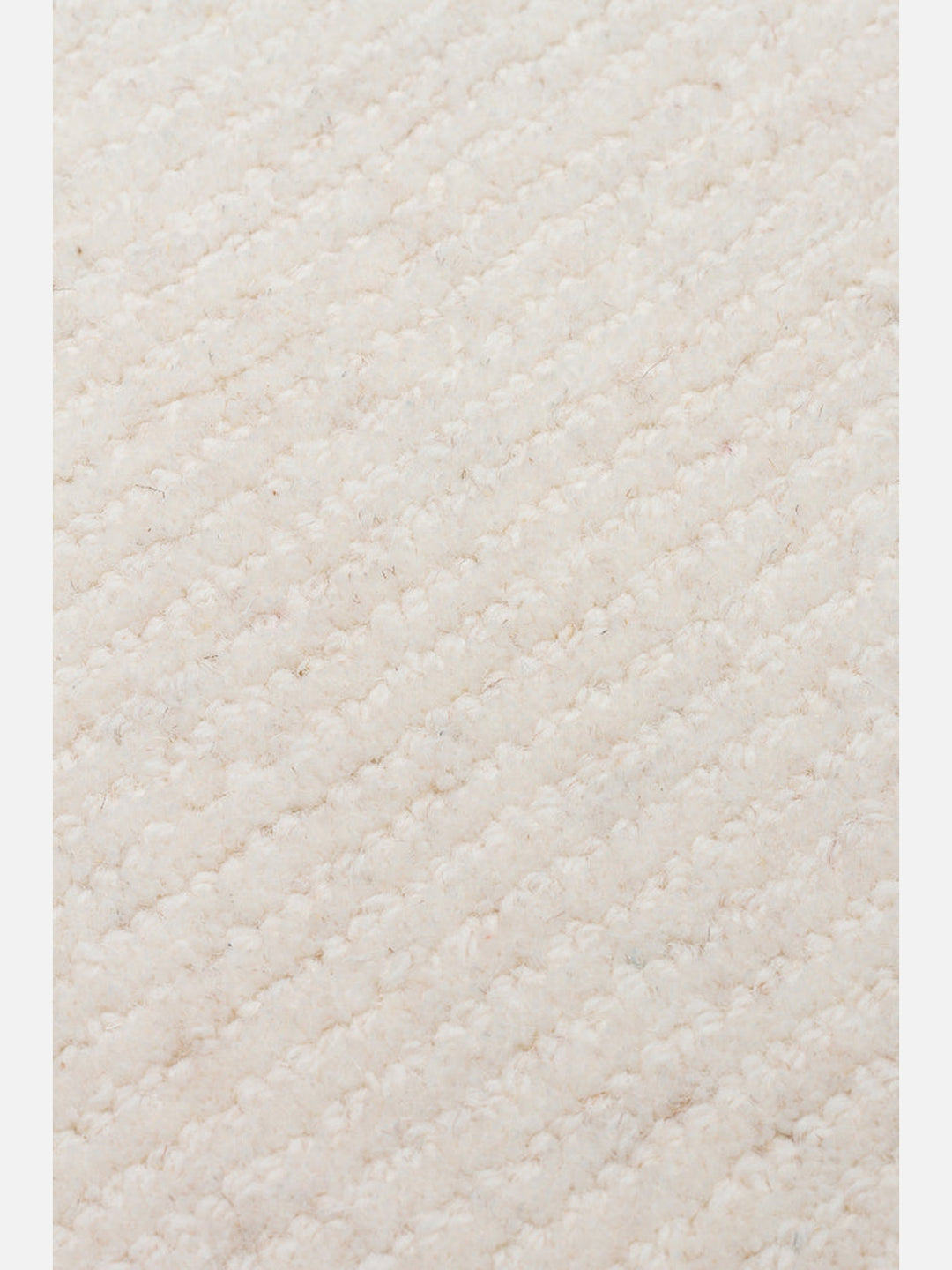 Vienna Series Wool and Cotton Blend Handwoven Rug IVORY