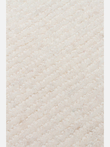 Vienna Series Wool and Cotton Blend Handwoven Rug IVORY