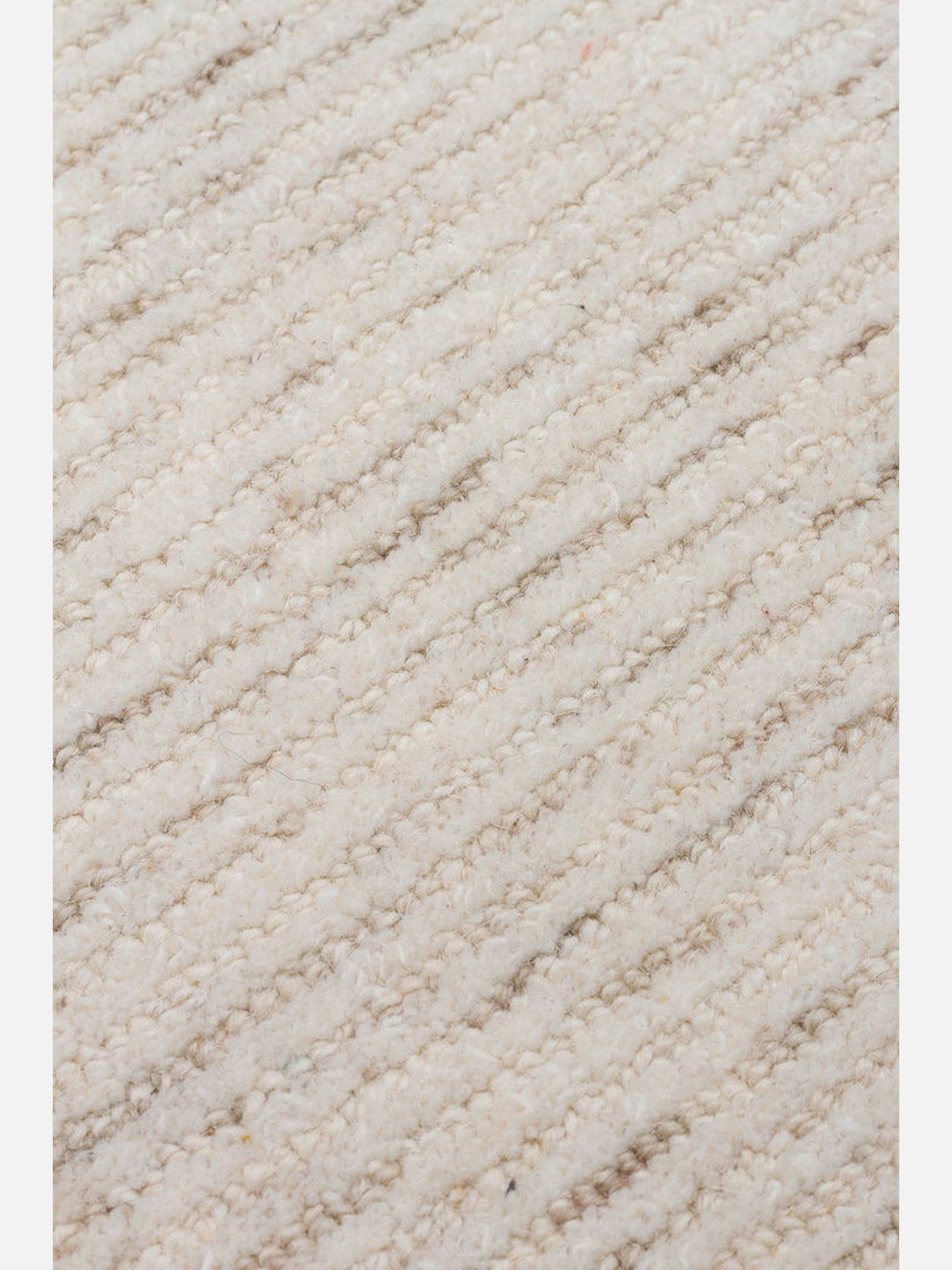 Vienna Series Wool and Cotton Blend Handwoven Rug LIGHT NATURAL