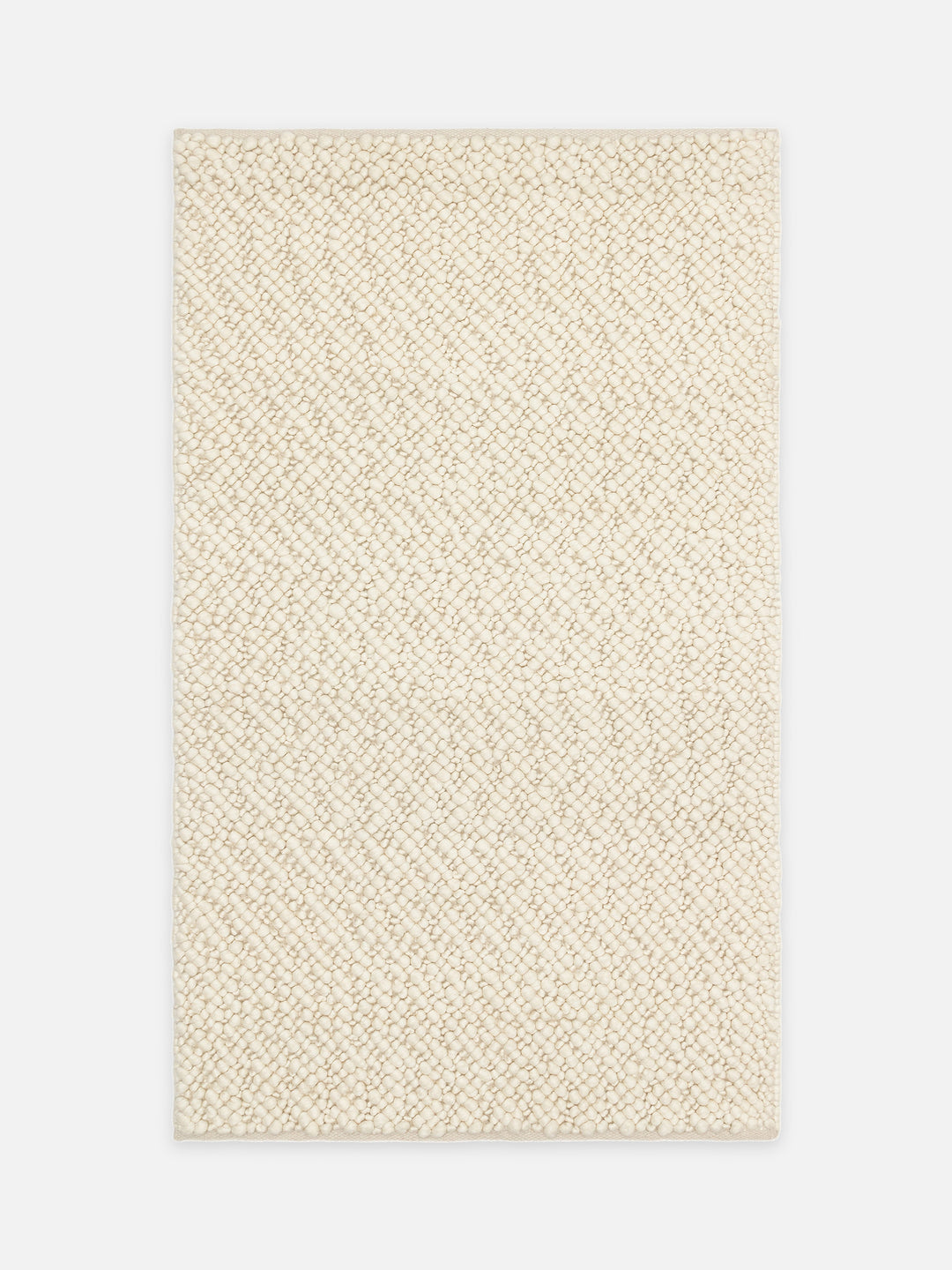 Woolstar %100 Naturel Kazak Desenli Salon Oturma Odası Koridor Antre El Dokuma Örgü Halı 06 CREAM - Carpetdocia - kusbakisi