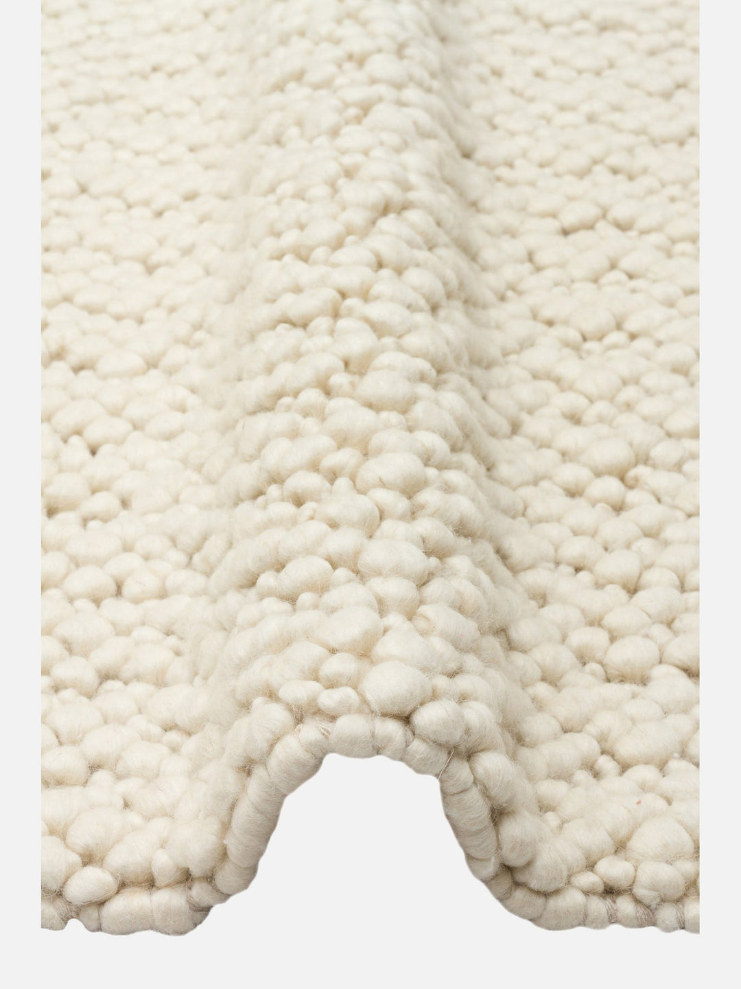 Woolstar %100 Naturel Kazak Desenli Salon Oturma Odası Koridor Antre El Dokuma Örgü Halı 06 CREAM - Carpetdocia