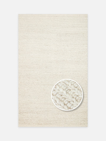 Woolstar %100 Naturel Kazak Desenli Salon Oturma Odası Koridor Antre El Dokuma Örgü Halı 07 L.BEIGE - Carpetdocia - kusbakisi