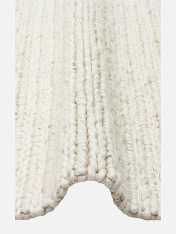 Woolstar %100 Naturel Kazak Desenli Salon Oturma Odası Koridor Antre El Dokuma Örgü Halı 07 L.BEIGE - Carpetdocia
