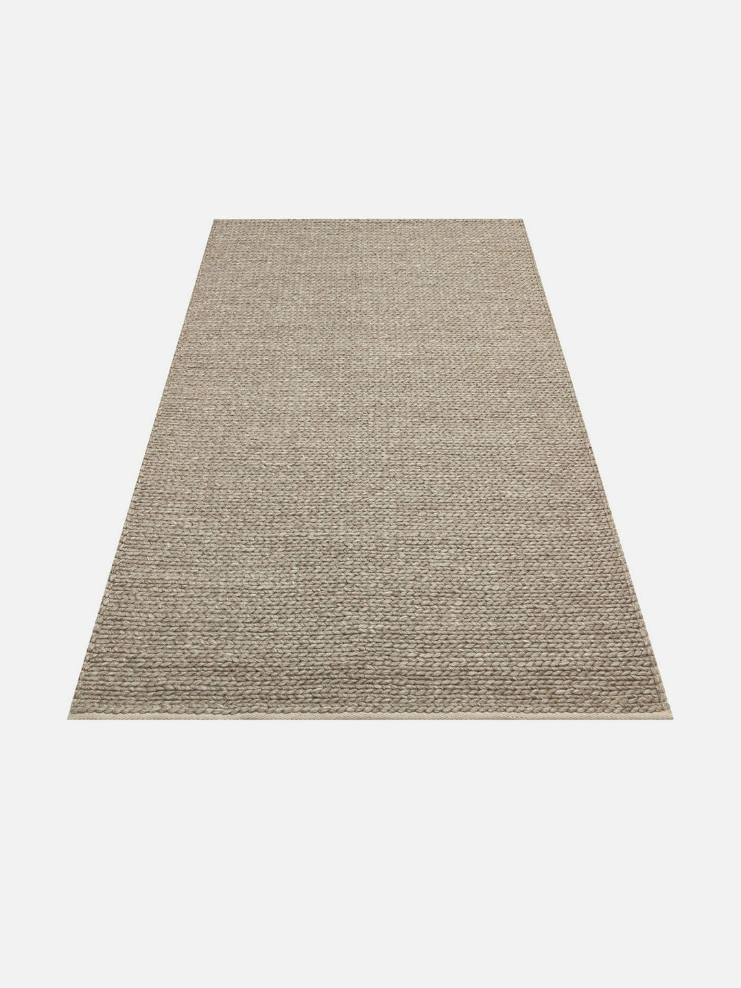 Woolstar %100 Naturel Kazak Desenli Salon Oturma Odası Koridor Antre El Dokuma Örgü Halı BROWN - Carpetdocia