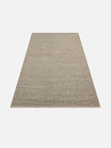 Woolstar %100 Naturel Kazak Desenli Salon Oturma Odası Koridor Antre El Dokuma Örgü Halı BROWN - Carpetdocia