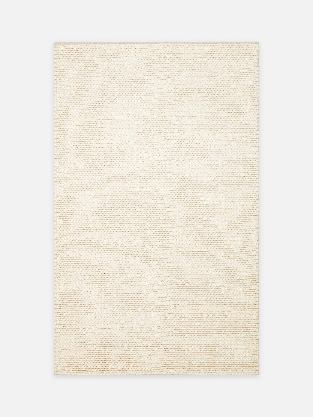 Woolstar %100 Naturel Kazak Desenli Salon Oturma Odası Koridor Antre El Dokuma Örgü Halı CREAM - Carpetdocia - kusbakisi