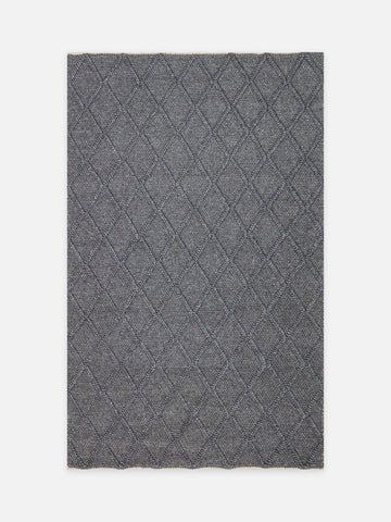 Woolstar %100 Naturel Kazak Desenli Salon Oturma Odası Koridor Antre El Dokuma Örgü Halı DIAMONDANT - Carpetdocia - kusbakisi