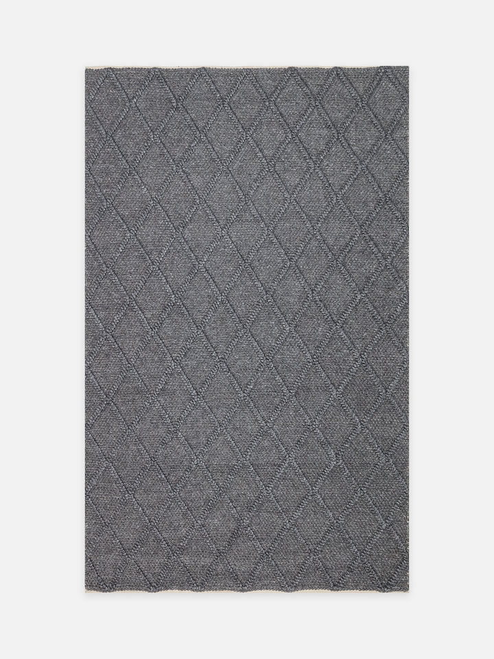Woolstar %100 Naturel Kazak Desenli Salon Oturma Odası Koridor Antre El Dokuma Örgü Halı DIAMONDANT - Carpetdocia - kusbakisi