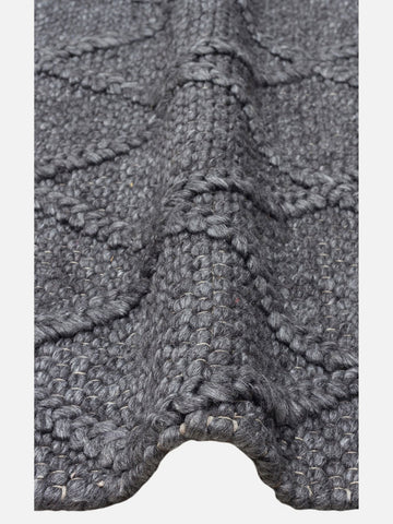 Woolstar %100 Naturel Kazak Desenli Salon Oturma Odası Koridor Antre El Dokuma Örgü Halı DIAMONDANT - Carpetdocia
