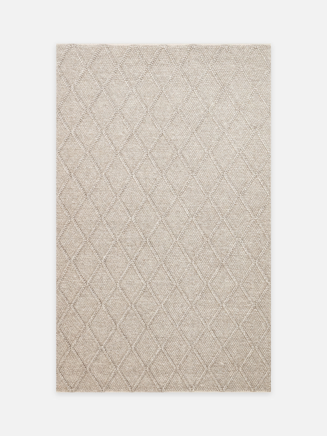Woolstar %100 Naturel Kazak Desenli Salon Oturma Odası Koridor Antre El Dokuma Örgü Halı DIAMONDBRWN - Carpetdocia - kusbakisi