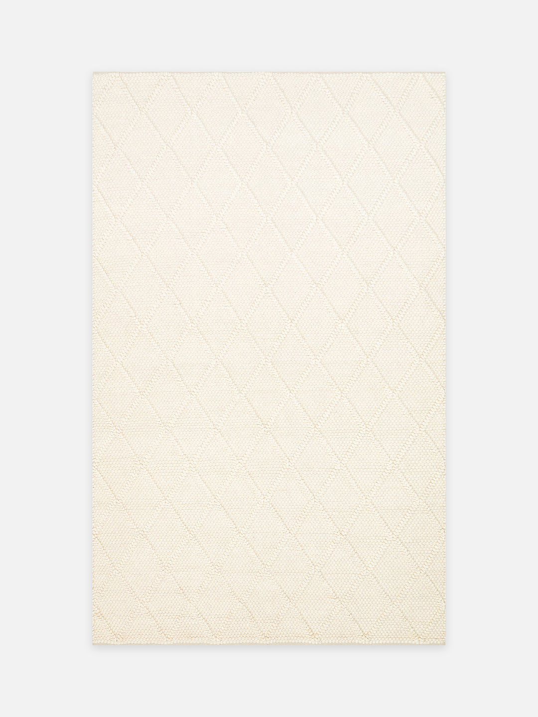 Woolstar %100 Naturel Kazak Desenli Salon Oturma Odası Koridor Antre El Dokuma Örgü Halı DIAMONDCREM - Carpetdocia - kusbakisi