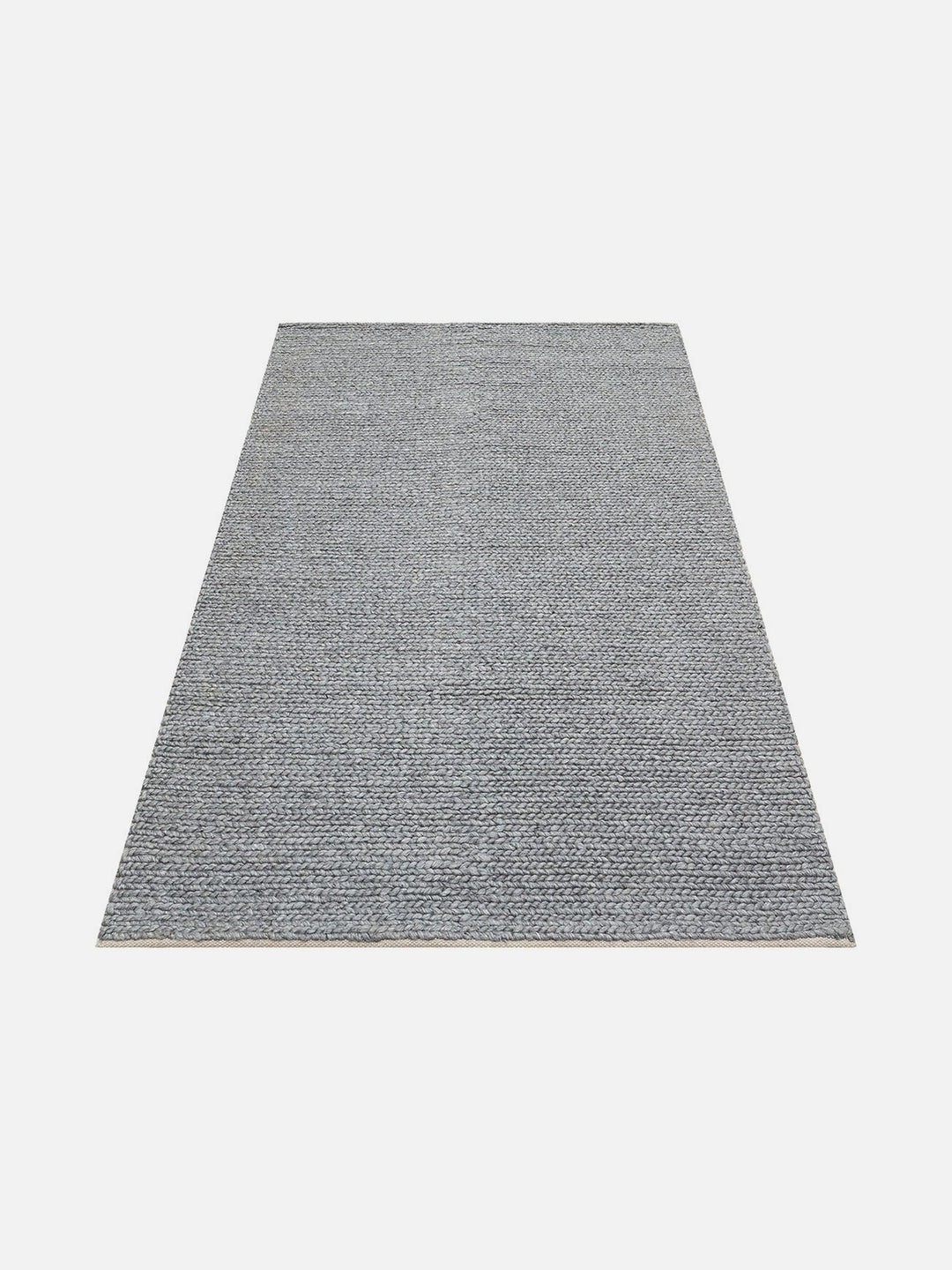 Woolstar %100 Naturel Kazak Desenli Salon Oturma Odası Koridor Antre El Dokuma Örgü Halı GREY - Carpetdocia