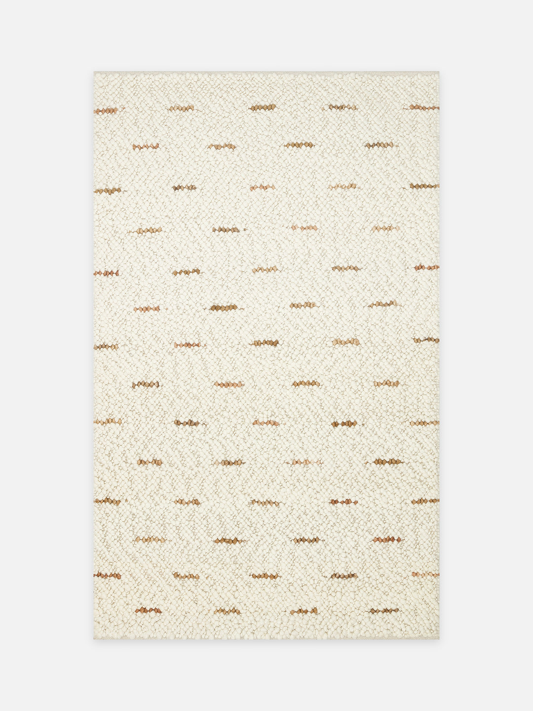 Woolstar %100 Naturel Kazak Desenli Salon Oturma Odası Koridor Antre El Dokuma Örgü Halı JD 06 NAT - Carpetdocia - kusbakisi
