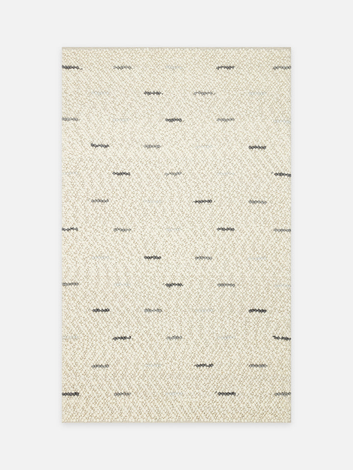 Woolstar %100 Naturel Kazak Desenli Salon Oturma Odası Koridor Antre El Dokuma Örgü Halı JD6ANTGRY - Carpetdocia - kusbakisi