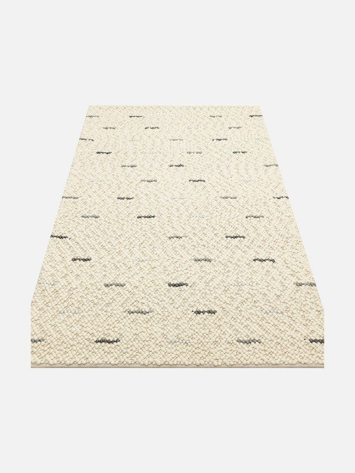 Woolstar %100 Naturel Kazak Desenli Salon Oturma Odası Koridor Antre El Dokuma Örgü Halı JD6ANTGRY - Carpetdocia