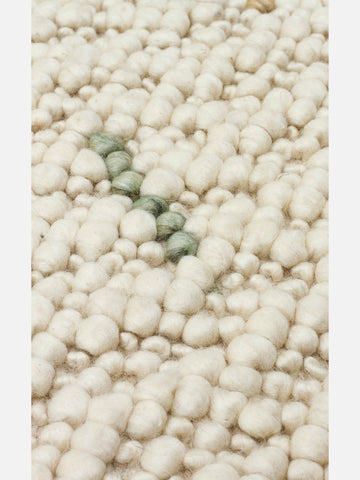 Woolstar %100 Naturel Kazak Desenli Salon Oturma Odası Koridor Antre El Dokuma Örgü Halı JD6MUL - Carpetdocia