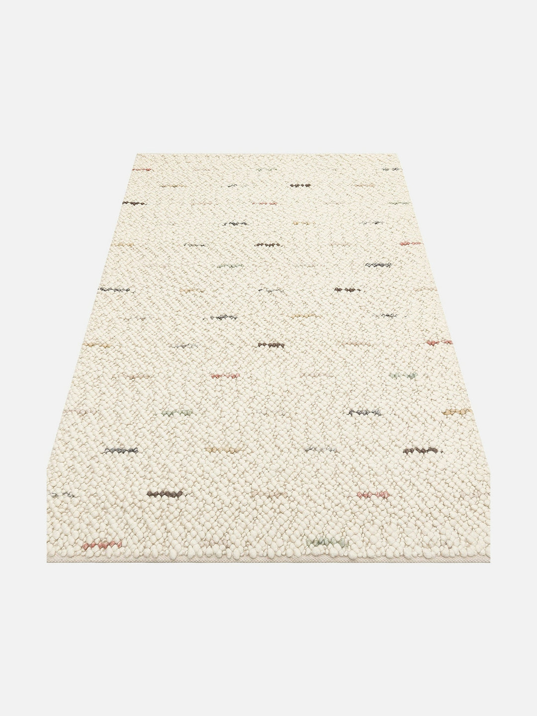 Woolstar %100 Naturel Kazak Desenli Salon Oturma Odası Koridor Antre El Dokuma Örgü Halı JD6MUL - Carpetdocia