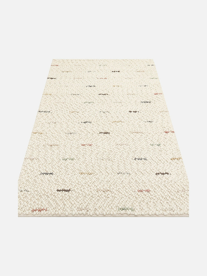 Woolstar %100 Naturel Kazak Desenli Salon Oturma Odası Koridor Antre El Dokuma Örgü Halı JD6MUL - Carpetdocia